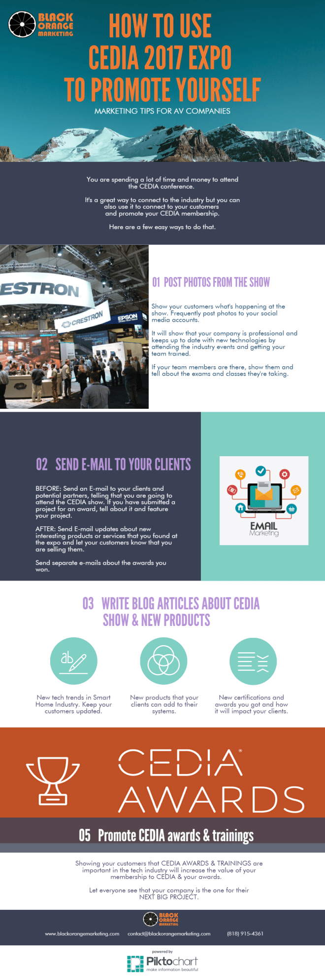 How to promote CEDIA attendance